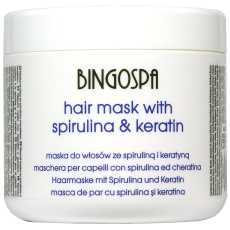Bingospa keratiinist juuksemask spirulinaga 500g